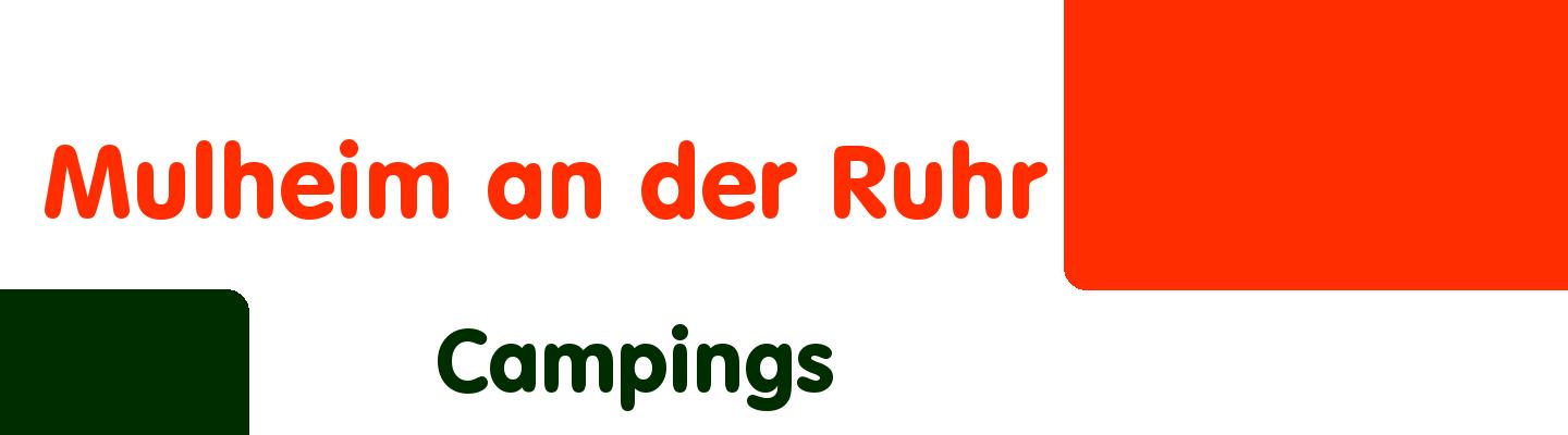 Best campings in Mulheim an der Ruhr - Rating & Reviews